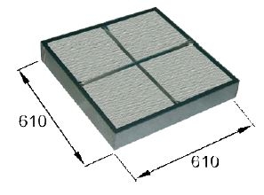Filterkassette mit Faserstoff für Farbspritzwand FPS